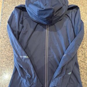 Women's Navy Hooded Jacket
